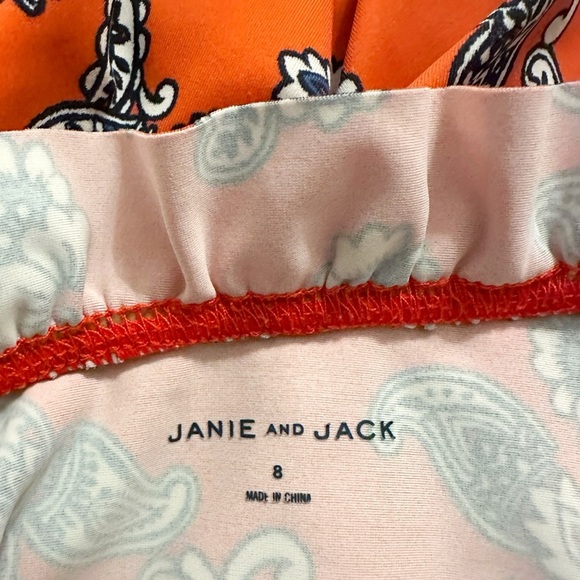 Janie & Jack | Girls Ruffle Neck Rash Guard (8) - Picture 5 of 8